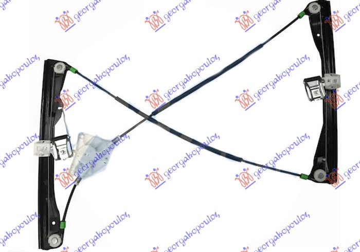 PODIZAC PREDNJEG PROZORA ELEKTRICNI (BEZ MOTORA) 3 VRATA SEAT IBIZA 2002-2008 (6L1)