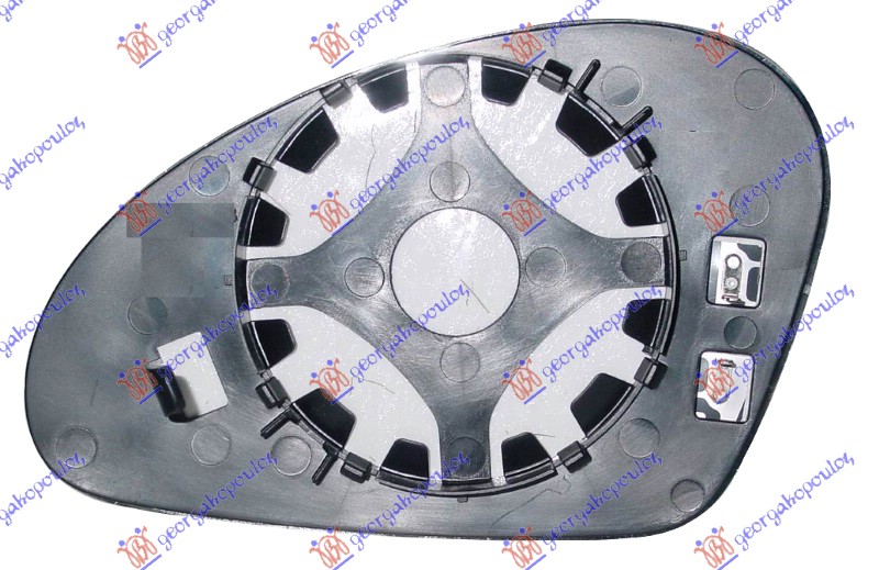 STAKLO RETROVIZORA SA GREJACEM (KONVEKSNO) SEAT IBIZA 2002-2008 (6L1)