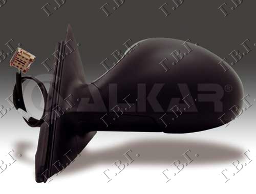 RETROVIZOR ELEKTRICNI SA GREJACEM PM (A KVALITET) (KONVEKSNO STAKLO) SEAT CORDOBA 2002-2008 (6L2)