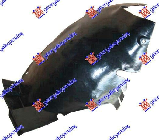 POTKRILO (ZADNJI DEO) PLASTICNO PEUGEOT 206 1998-2009 (2A/2C/2D/2E/2K)