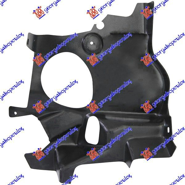 ZASTITA MOTORA BOCNA PLASTICNA PEUGEOT 206 1998-2009 (2A/2C/2D/2E/2K)