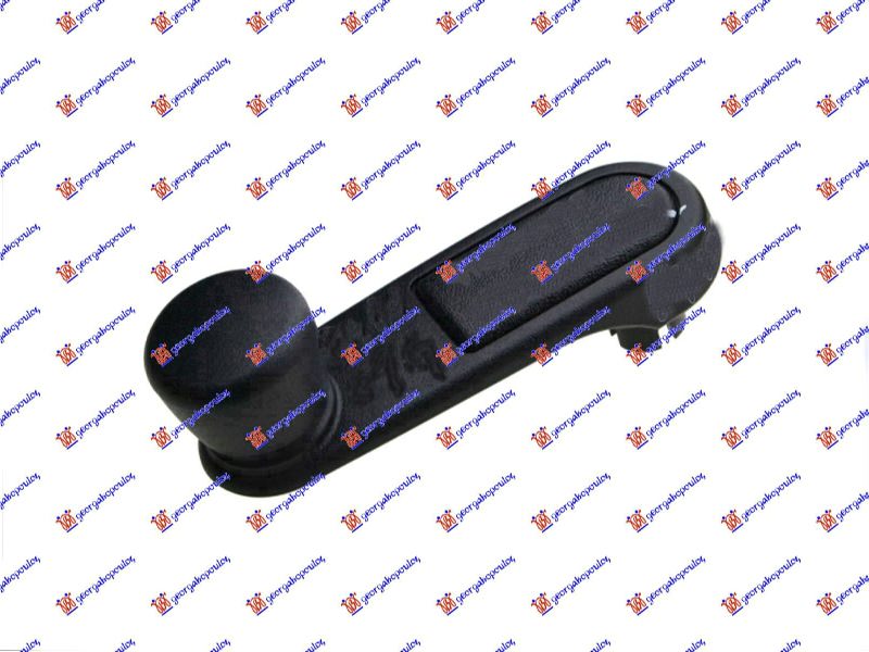 RUCICA ZA PODIZANJE PROZORA CRNA PEUGEOT 206 1998-2009 (2A/2C/2D/2E/2K)