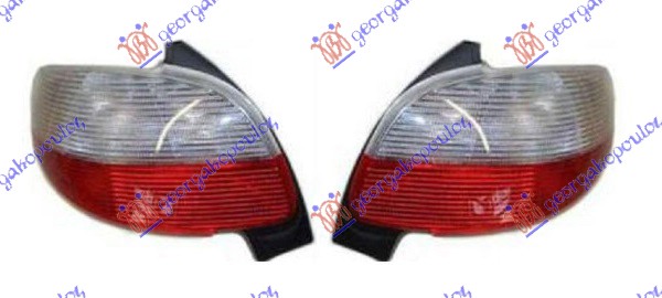 STOP LAMPA CRVENO-BELA (SET) (TUNING) 98-09
