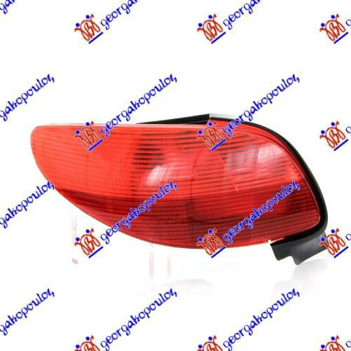 STOP LAMPA (CABRIO) -2003 (DEPO) PEUGEOT 206 1998-2009 (2A/2C/2D/2E/2K)