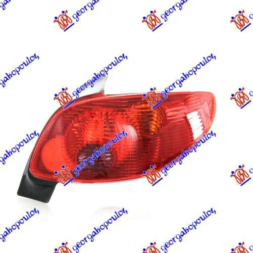 STOP LAMPA 03- (DEPO) PEUGEOT 206 1998-2009 (2A/2C/2D/2E/2K)