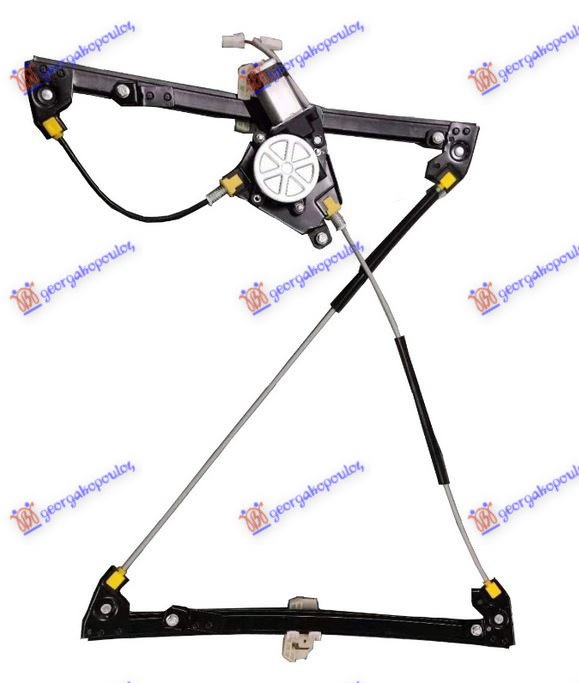 PODIZAC PREDNJEG PROZORA ELEKTRICNI 3 VRATA PEUGEOT 206 1998-2009 (2A/2C/2D/2E/2K)