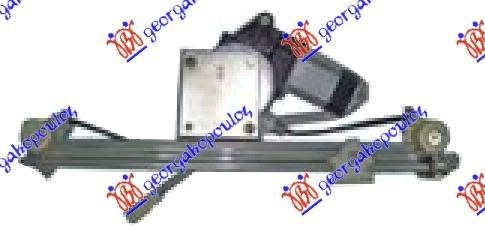 PODIZAC ZADNJEG PROZORA ELEKTRICNI (A KVALITET) PEUGEOT 206 1998-2009 (2A/2C/2D/2E/2K)