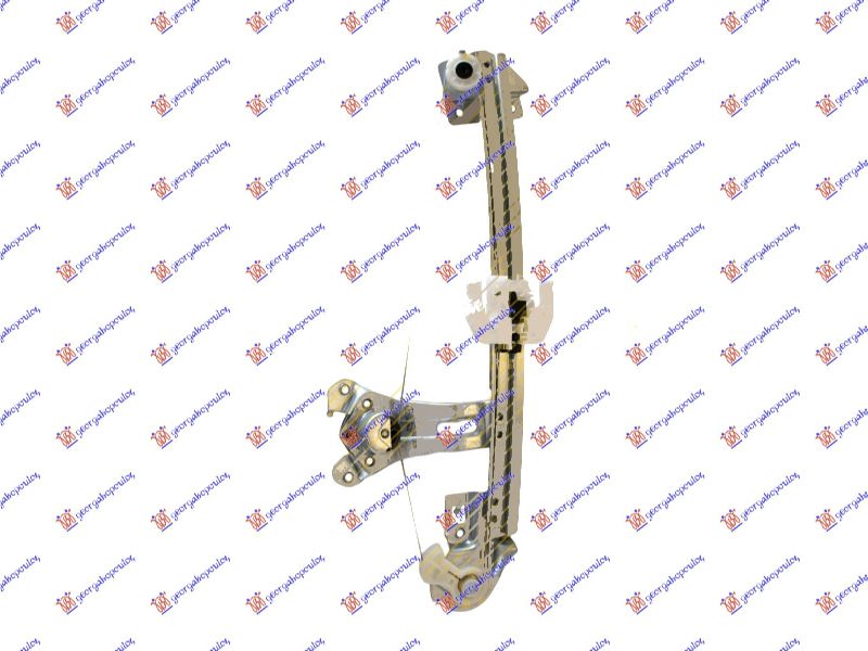 PODIZAC ZADNJEG PROZORA MEHANICKI (A KVALITET) PEUGEOT 206 1998-2009 (2A/2C/2D/2E/2K)