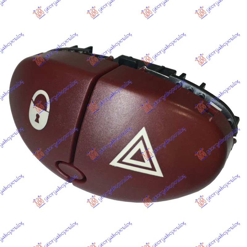 PREKIDAC ZA SVA 4 MIGAVCA / CENTRALNO ZAKLJUCAVANJE (5 PIN) PEUGEOT 206 1998-2009 (2A/2C/2D/2E/2K)