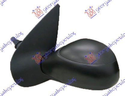 RETROVIZOR MEHANICKI SA SAJLOM (ASFERICNO STAKLO) PEUGEOT 206 1998-2009 (2A/2C/2D/2E/2K)