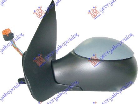RETROVIZOR ELEKTRICNI SA GREJACEM PM 2003- (ASFERICNO STAKLO) PEUGEOT 206 1998-2009 (2A/2C/2D/2E/2K)