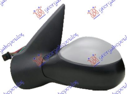 RETROVIZOR ELEKTRICNI SA GREJACEM PM (CABRIO) -2003 (A KVALITET) (ASFERICNO STAKLO) PEUGEOT 206 1998-2009 (2A/2C/2D/2E/2K)