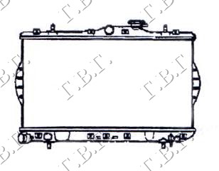 HLADNJAK MOTORA 1.3/1.5/1.6 (AUTO) (+/-AC) (33.5x64.5) HYUNDAI ACCENT H/B-L/B 2003-2005 (LC)