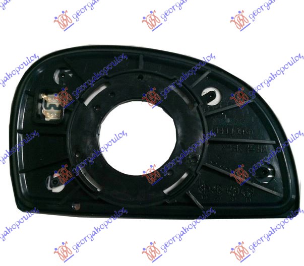 STAKLO RETROVIZORA SA GREJACEM (KONVEKSNO) HYUNDAI ACCENT H/B-L/B 2003-2005 (LC)