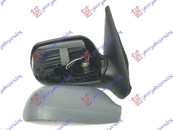 RETROVIZOR ELEKTRICNI SA GREJACEM PM (KONVEKSNO STAKLO) MAZDA 2 2003-2007 (DY)