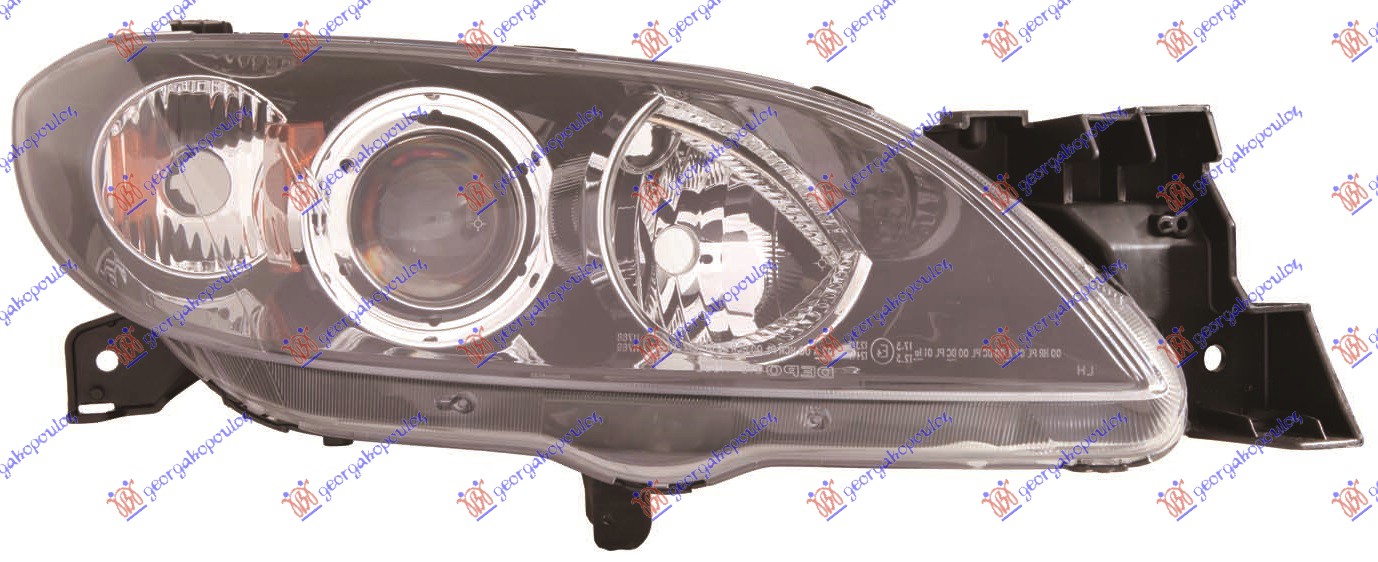 FAR ELEKTRICNI 4 VRATA (DEPO) MAZDA 3 SDN-H/B 2004-2008 (BK)
