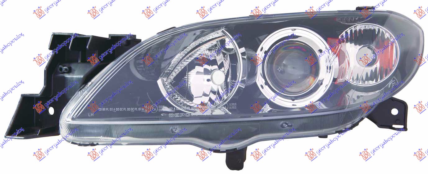 FAR ELEKTRICNI 4 VRATA (DEPO) MAZDA 3 SDN-H/B 2004-2008 (BK)