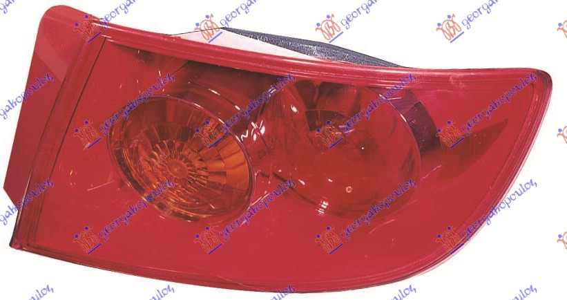 STOP LAMPA SPOLJASNJA 4 VRATA (CRVENA) -2006 (DEPO) MAZDA 3 SDN-H/B 2004-2008 (BK)