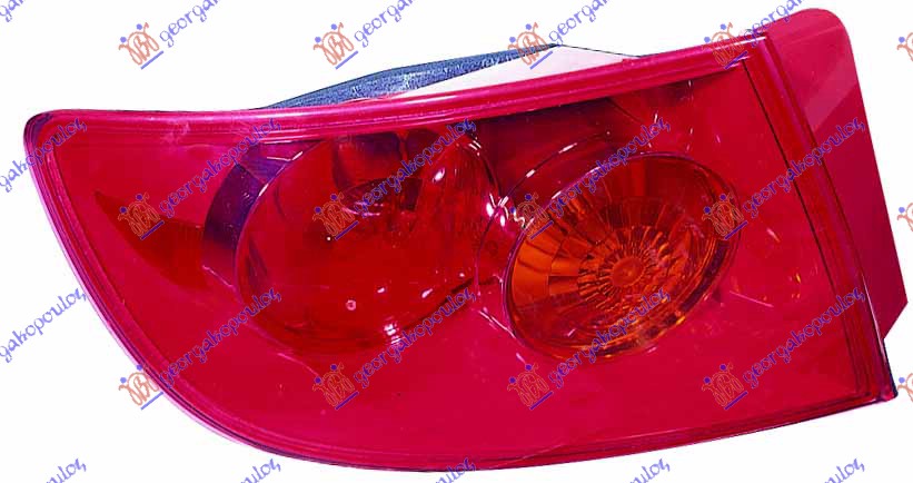 STOP LAMPA SPOLJASNJA 4 VRATA (CRVENA) -2006 (DEPO) MAZDA 3 SDN-H/B 2004-2008 (BK)