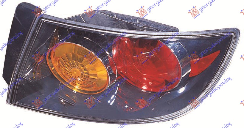 STOP LAMPA SPOLJASNJA 4 VRATA (CRNA) -2006 (DEPO) MAZDA 3 SDN-H/B 2004-2008 (BK)