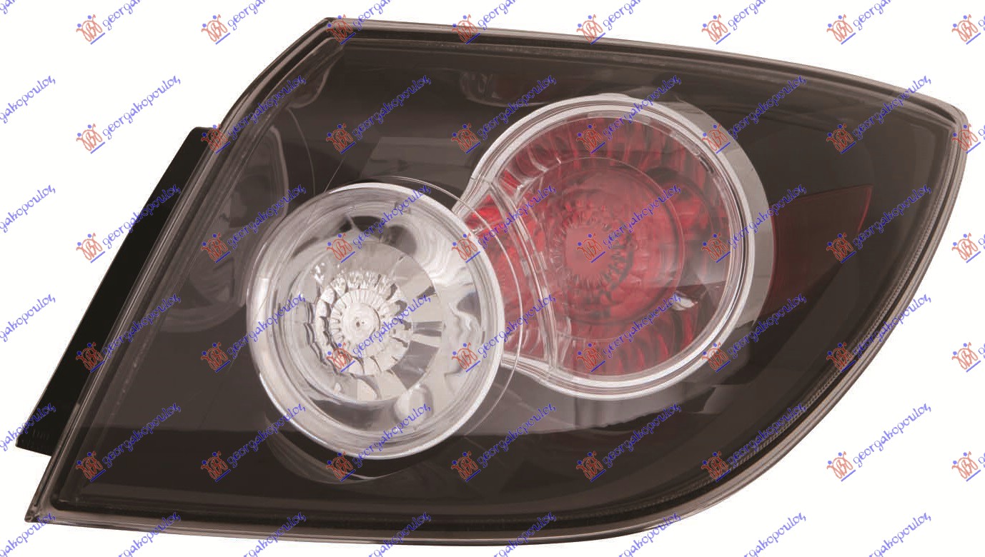 STOP LAMPA SPOLJASNJA 5 VRATA (CRNA) 2006- (DEPO) MAZDA 3 SDN-H/B 2004-2008 (BK)