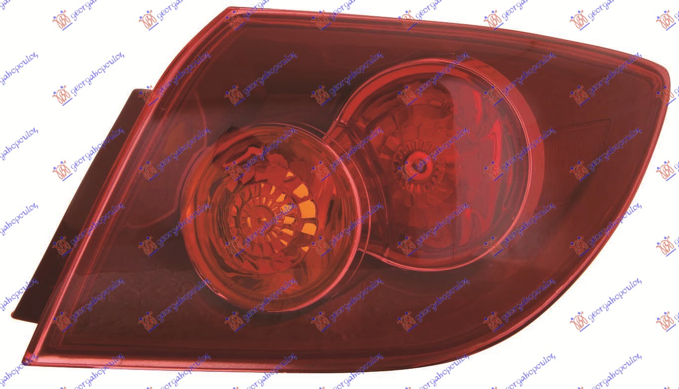 STOP LAMPA SPOLJASNJA 5 VRATA (CRVENA) -2006 (DEPO) MAZDA 3 SDN-H/B 2004-2008 (BK)