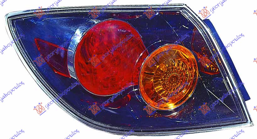 STOP LAMPA SPOLJASNJA 5 VRATA (CRNA) -2006 (DEPO) MAZDA 3 SDN-H/B 2004-2008 (BK)