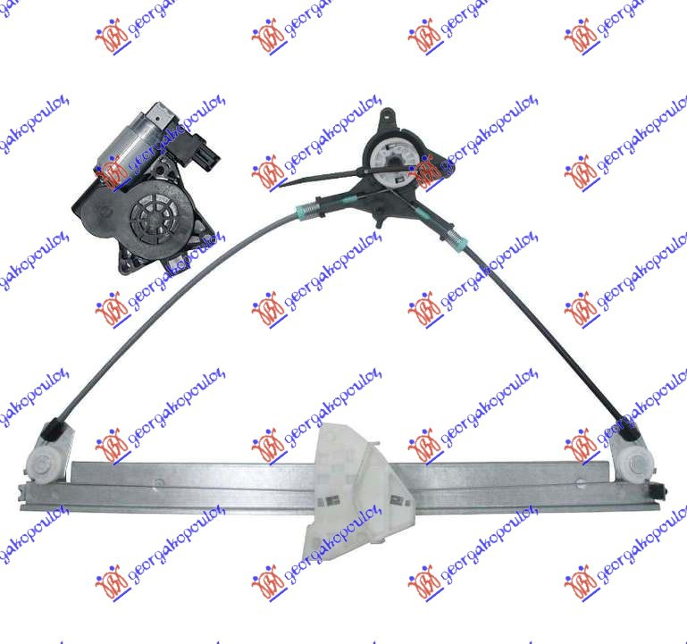PODIZAC PREDNJEG PROZORA ELEKTRICNI MAZDA 3 SDN-H/B 2004-2008 (BK)