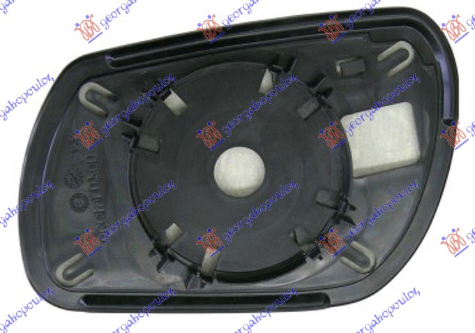STAKLO RETROVIZORA (KONVEKSNO) MAZDA 3 SDN-H/B 2004-2008 (BK)
