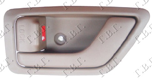 KVAKA PREDNJIH/ZADNJIH VRATA UNUTRASNJA CRNA HYUNDAI GETZ 2006-2010 (TB)