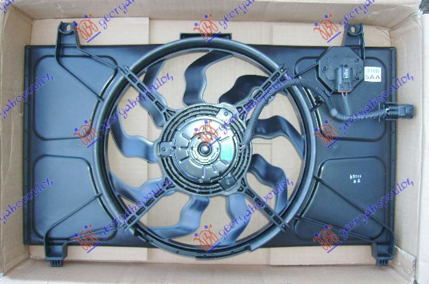 VENTILATOR HLADNJAKA KOMPLET (BENZIN) (MANUELNI/AUTOMATSKI) HYUNDAI ACCENT SDN 2006-2011 (MC)