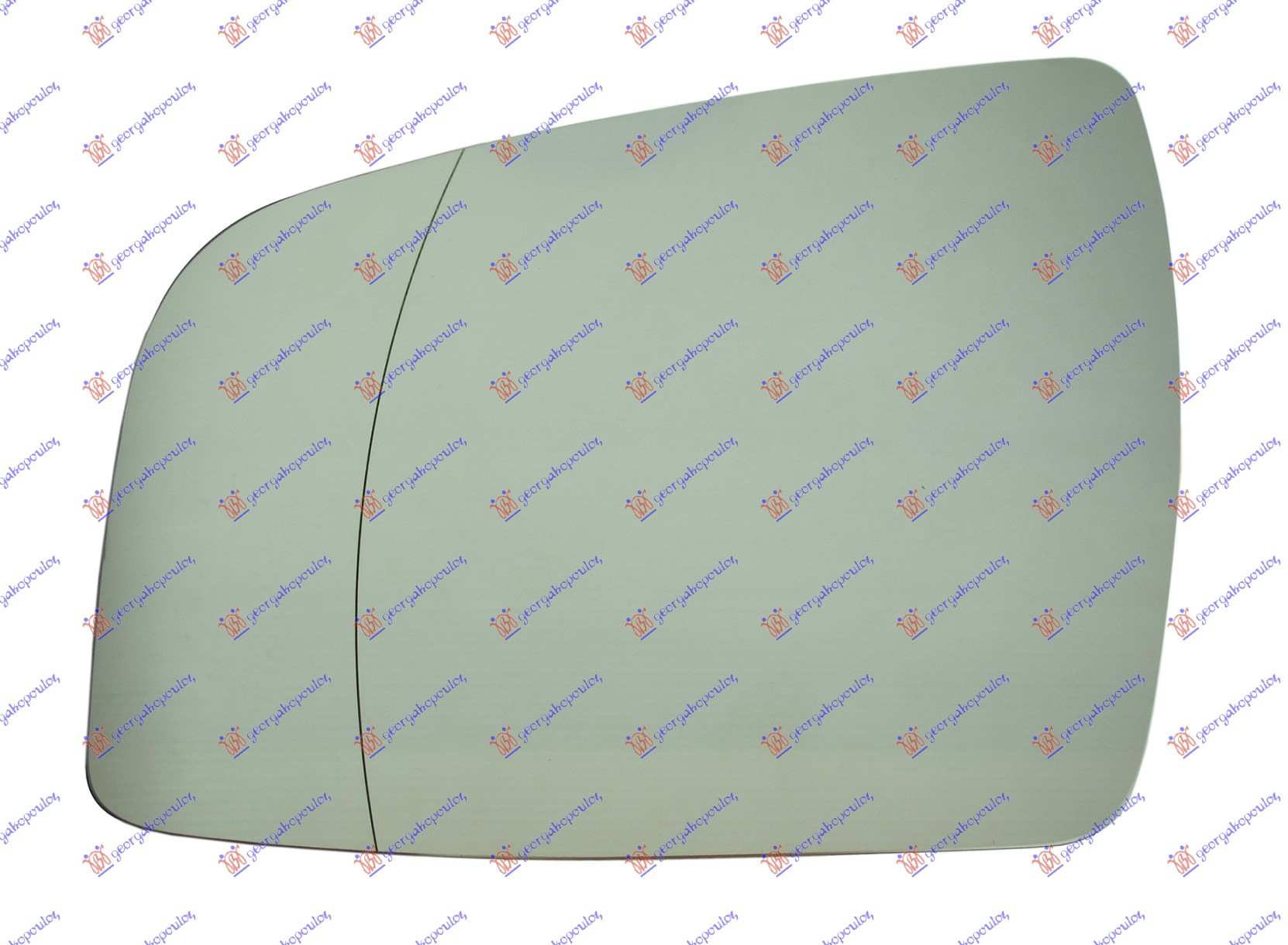 STAKLO RETROVIZORA SA GREJACEM 2008- (ASFERICNO) OPEL ZAFIRA 2005-2012 (A05)