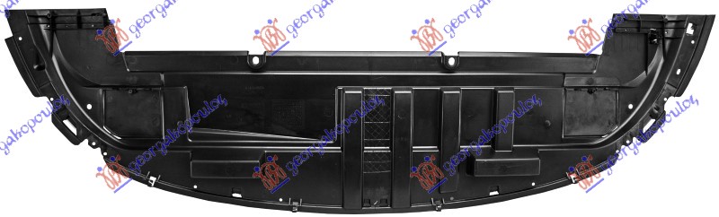 ZASTITA MOTORA ISPOD BRANIKA PLASTICNA RENAULT CLIO III 2006-2009 (BR0 1/CR0 1)