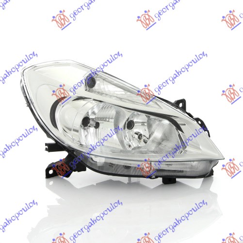 FAR BEZ MAGLENKE HROM (H7/H7) (VALEO) RENAULT CLIO III 2006-2009 (BR0 1/CR0 1)