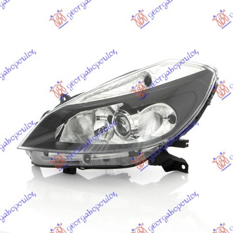 FAR ELEKTRICNI CRNI SA MAGLENKOM (SA REGULATOROM) (H1/H7/H7) (TYC) RENAULT CLIO III 2006-2009 (BR0 1/CR0 1)