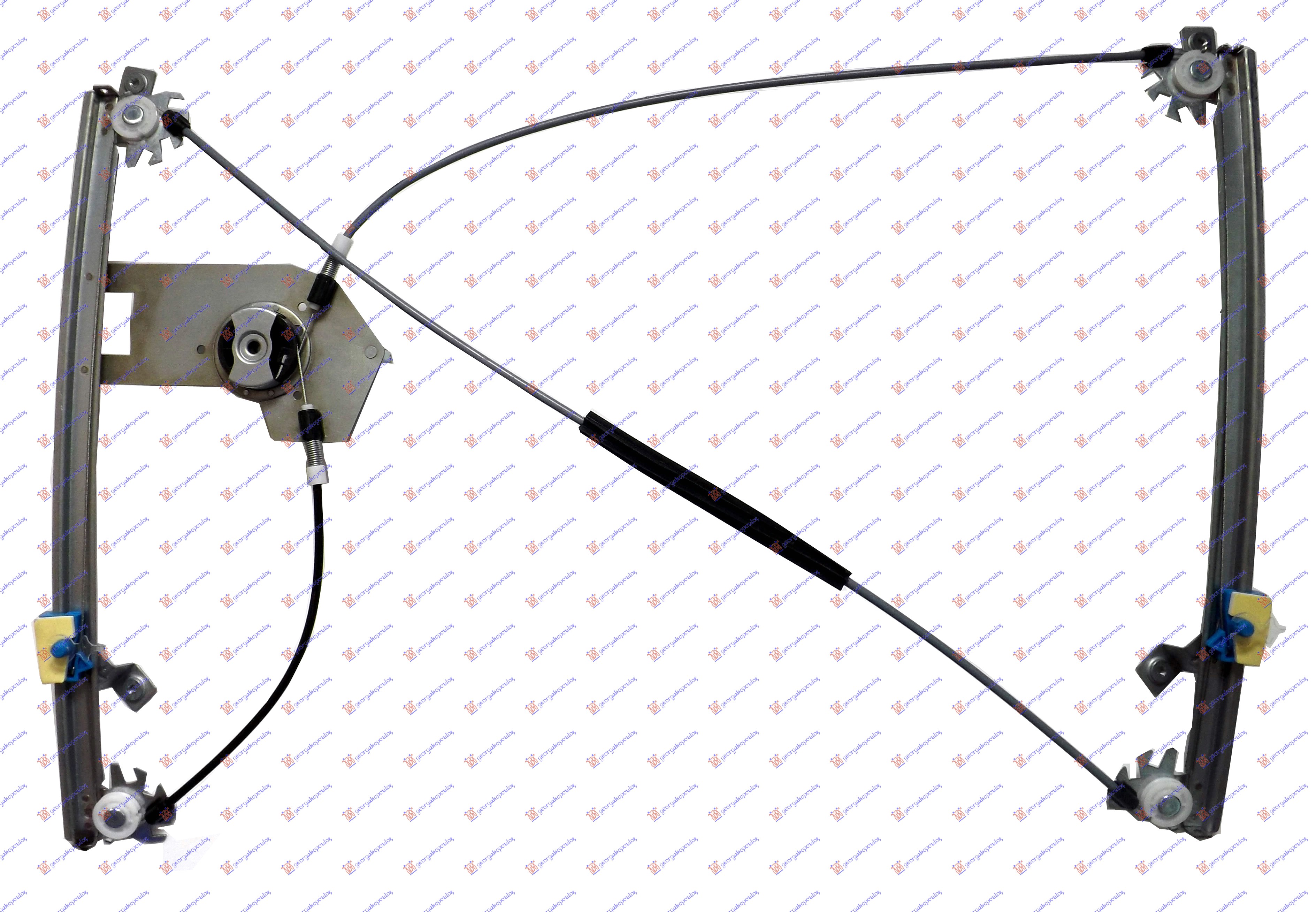 PODIZAC PREDNJEG PROZORA ELEKTRICNI (BEZ MOTORA) 3 VRATA RENAULT CLIO III 2006-2009 (BR0 1/CR0 1)