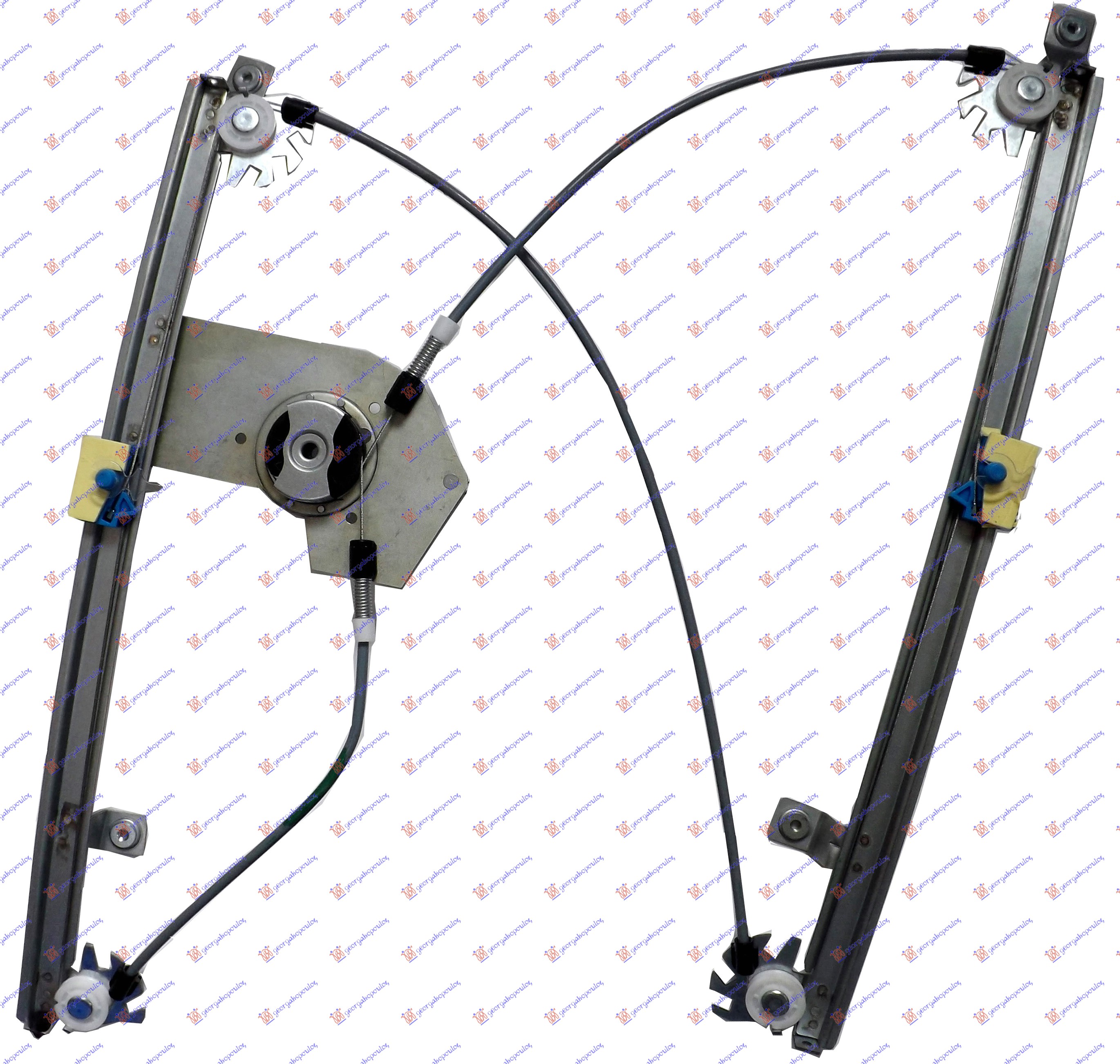 PODIZAC PREDNJEG PROZORA ELEKTRICNI (BEZ MOTORA) 5 VRATA RENAULT CLIO III 2006-2009 (BR0 1/CR0 1)
