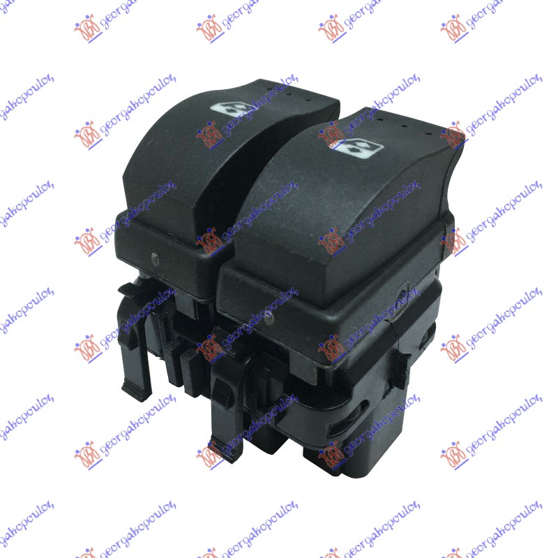 PREKIDAC U PREDNJIM VRATIMA (2 TASTERA) (SIVI KONEKTOR) (10 PIN) RENAULT CLIO III 2006-2009 (BR0 1/CR0 1)