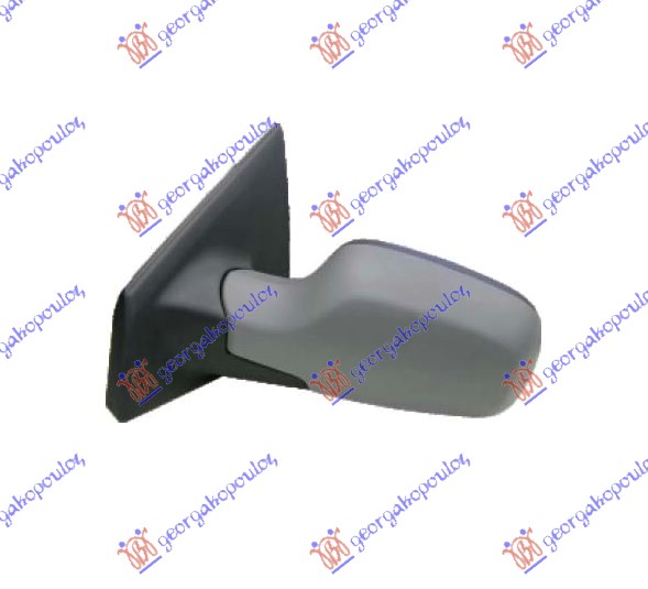 RETROVIZOR ELEKTRICNI SA GREJACEM PM (A KVALITET) (ASFERICNO STAKLO) RENAULT CLIO III 2006-2009 (BR0 1/CR0 1)