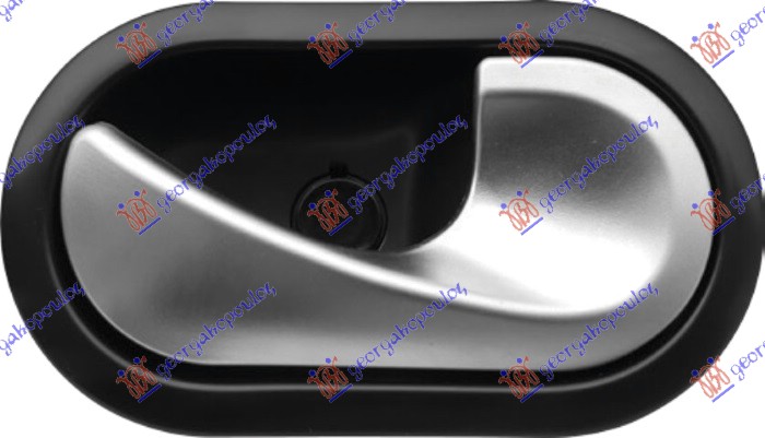 KVAKA PREDNJIH/ZADNJIH VRATA UNUTRASNJA HROM/CRNA RENAULT MODUS 2008-2013 (F/JP0)