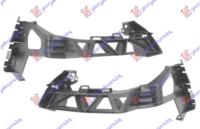 NOSAC ZADNJEG BRANIKA PLASTICNI (SET) PEUGEOT 207 2006-2014 (WD/WA/WC)