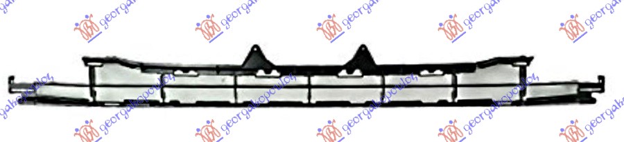 CENTRALNA RESETKA GORNJA -10 (SPORT/CC) PEUGEOT 207 2006-2014 (WD/WA/WC)