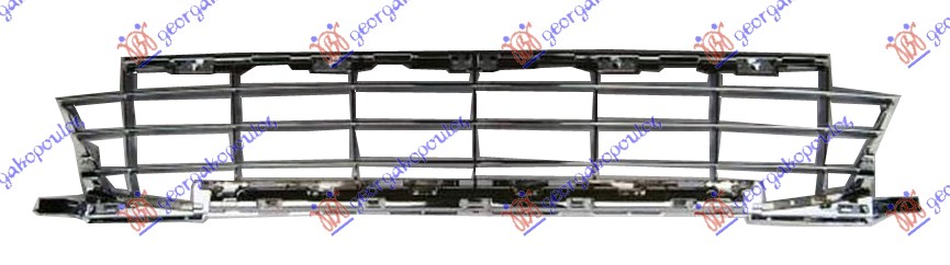 CENTRALNA RESETKA HROM -10 (SPORT) PEUGEOT 207 2006-2014 (WD/WA/WC)