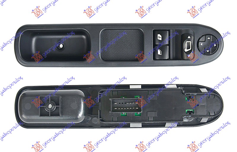 PREKIDAC U PREDNJIM VRATIMA (2 TASTERA) (13 PIN) CITROEN C3 PICASSO 2009-2012 (SH)