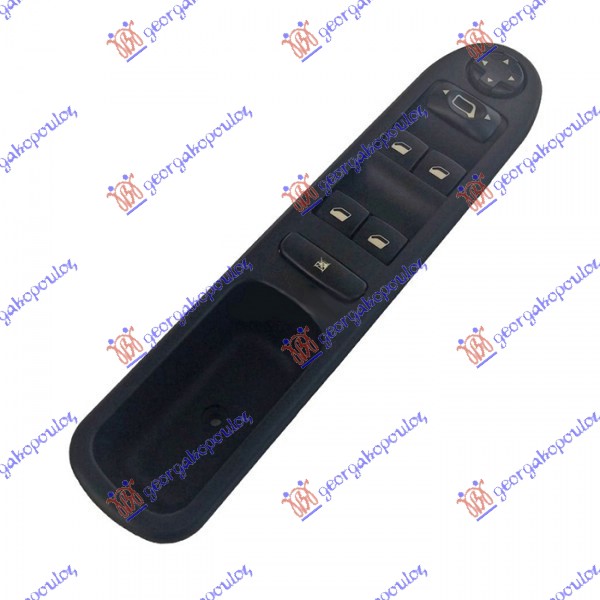 PREKIDAC U PREDNJIM VRATIMA (4 TASTERA) (17 PIN) PEUGEOT 207 2006-2014 (WD/WA/WC)