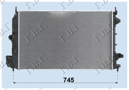 HLADNJAK MOTORA 1.9 CDTi (Z19DT-L-H) (65x41.5) OPEL SIGNUM 2003-2006 (Z03)