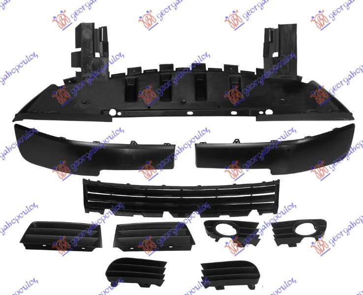 RESETKE I LAJSNE PREDNJEG BRANIKA (SET) RENAULT MEGANE CABRIO 2003-2006 (EM0/EM1)