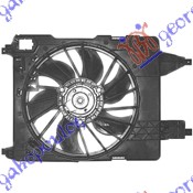 VENTILATOR KOMPLET (BENZIN/DIZEL) RENAULT MEGANE CABRIO 2003-2006 (EM0/EM1)
