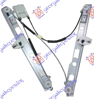PODIZAC PREDNJEG PROZORA ELEKTRICNI (BEZ MOTORA) 4/5 VRATA RENAULT MEGANE SDN-H/B-L/B 2002-2005 (LM0/LM1)