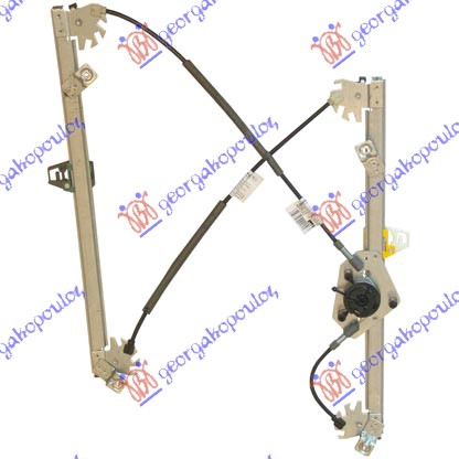 PODIZAC PREDNJEG PROZORA ELEKTRICNI (BEZ MOTORA) 4/5 VRATA (A KVALITET) RENAULT MEGANE SDN-H/B-L/B 2002-2005 (LM0/LM1)
